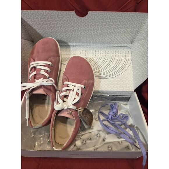 Birkenstock "ARRAN" Berry Suede Kids Sneakers - Size 34 - US Kids 3/3.5 - Picture 15 of 16